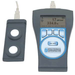 Radiómetro (Medidor de luz negra e luz branca) - Spectroline, modelo AccuMAX XRP-3000