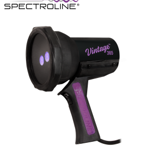 Projector de luz negra LED (Spectroline, modelo Vintage 365)